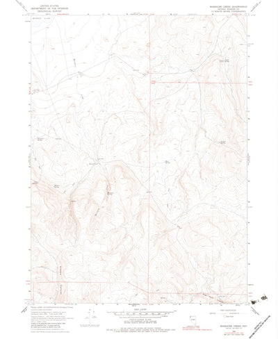 United States Geological Survey Massacre Creek, NV (1966, 24000-Scale) digital map