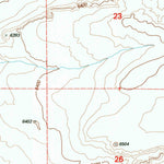 United States Geological Survey Massacre Hill, WY (1996, 24000-Scale) digital map