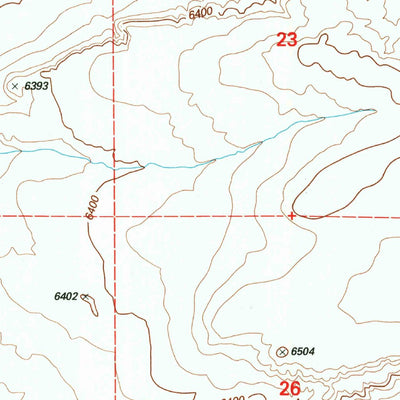 United States Geological Survey Massacre Hill, WY (1996, 24000-Scale) digital map