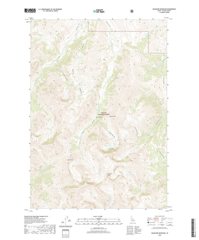 United States Geological Survey Massacre Mountain, ID (2020, 24000-Scale) digital map