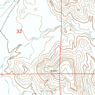 United States Geological Survey Massacre Peak, NM (1964, 24000-Scale) digital map