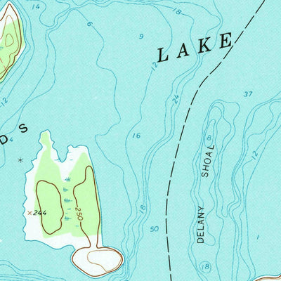 United States Geological Survey Massena, NY (1964, 24000-Scale) digital map