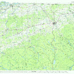 United States Geological Survey Massena, NY (1985, 100000-Scale) digital map