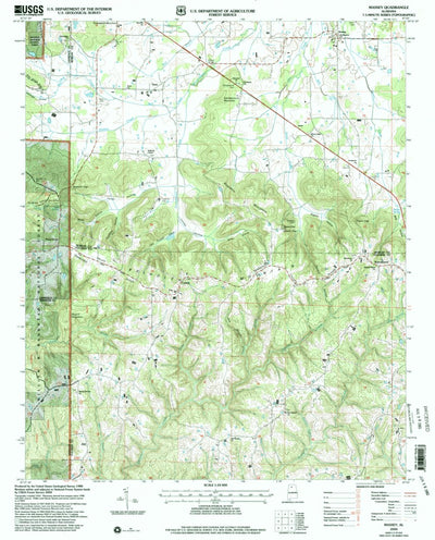 United States Geological Survey Massey, AL (2000, 24000-Scale) digital map
