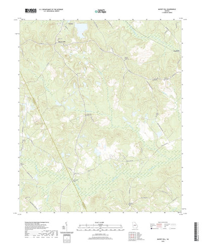 United States Geological Survey Massey Hill, GA (2020, 24000-Scale) digital map