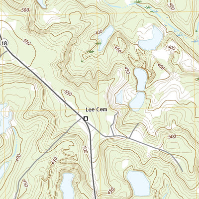 United States Geological Survey Massey Hill, GA (2020, 24000-Scale) digital map
