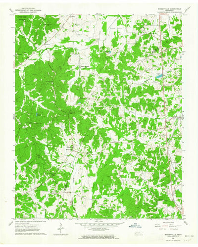 United States Geological Survey Masseyville, TN (1961, 24000-Scale) digital map