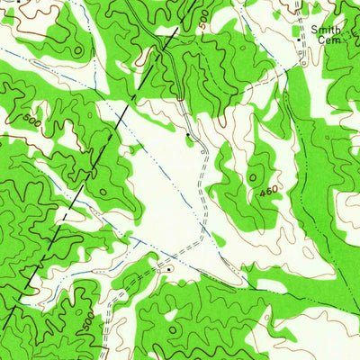United States Geological Survey Masseyville, TN (1961, 24000-Scale) digital map