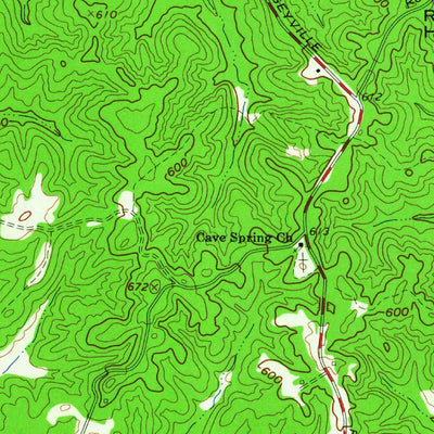 United States Geological Survey Masseyville, TN (1961, 24000-Scale) digital map