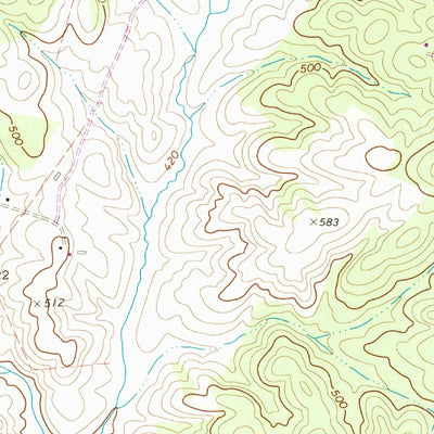 United States Geological Survey Massies Corner, VA (1971, 24000-Scale) digital map