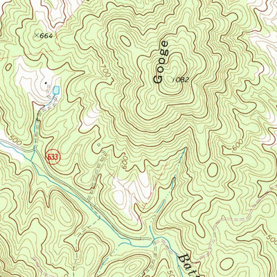 United States Geological Survey Massies Corner, VA (1971, 24000-Scale) digital map