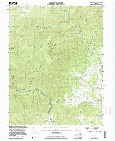 United States Geological Survey Massies Mill, VA (1999, 24000-Scale) digital map