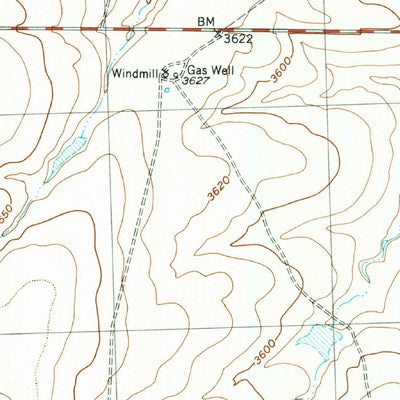 United States Geological Survey Masterson, TX (1953, 24000-Scale) digital map