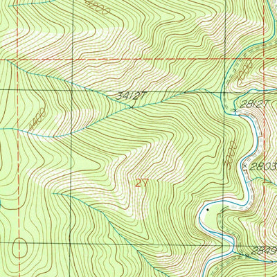 United States Geological Survey Mastodon Mountain, ID (1988, 24000-Scale) digital map