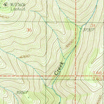 United States Geological Survey Mastodon Mountain, ID (1988, 24000-Scale) digital map