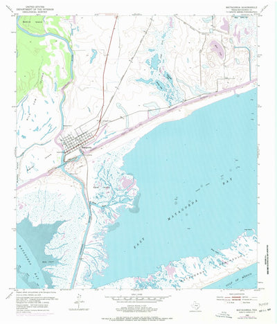 United States Geological Survey Matagorda, TX (1952, 24000-Scale) digital map