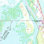 United States Geological Survey Matanzas Inlet, FL (1956, 24000-Scale) digital map