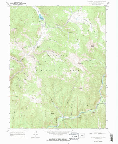 United States Geological Survey Matchless Mountain, CO (1967, 24000-Scale) digital map