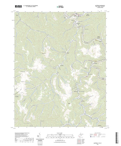 United States Geological Survey Matewan, WV (2023, 24000-Scale) digital map