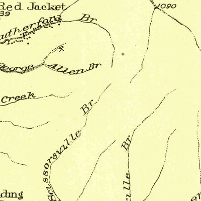 United States Geological Survey Matewan, WV-KY-VA (1909, 48000-Scale) digital map