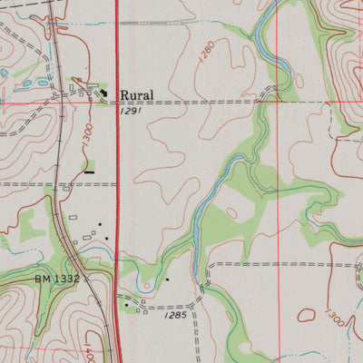 United States Geological Survey Matfield Green, KS (1973, 24000-Scale) digital map