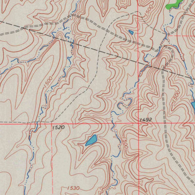 United States Geological Survey Matfield Green SE, KS (1967, 24000-Scale) digital map