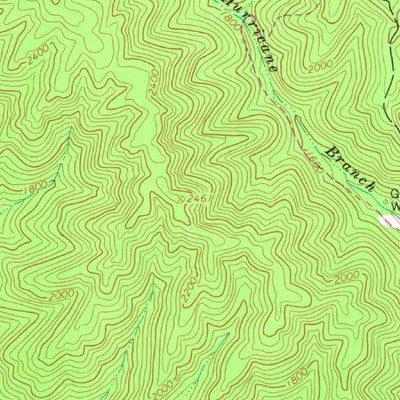 United States Geological Survey Matheny, WV (1967, 24000-Scale) digital map