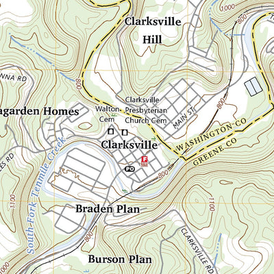 United States Geological Survey Mather, PA (2023, 24000-Scale) digital map