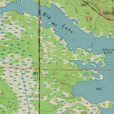 United States Geological Survey Mather, WI (1970, 24000-Scale) digital map