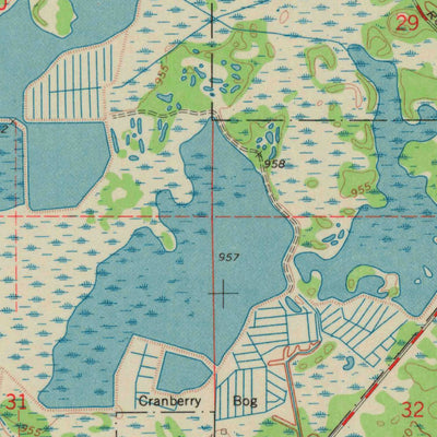 United States Geological Survey Mather, WI (1970, 24000-Scale) digital map