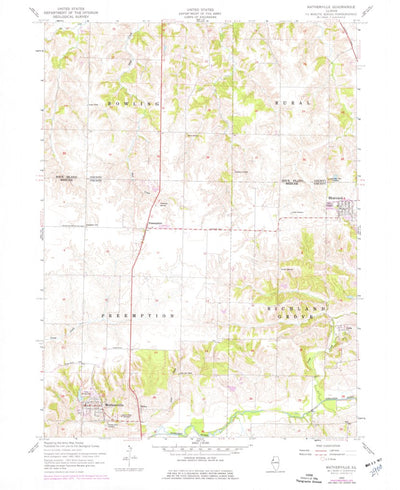 United States Geological Survey Matherville, IL (1953, 24000-Scale) digital map