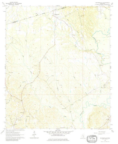 United States Geological Survey Matherville, MS (1964, 24000-Scale) digital map