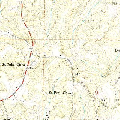 United States Geological Survey Matherville, MS (1964, 24000-Scale) digital map
