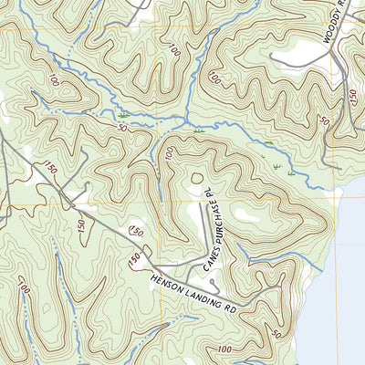 United States Geological Survey Mathias Point, VA (2022, 24000-Scale) digital map