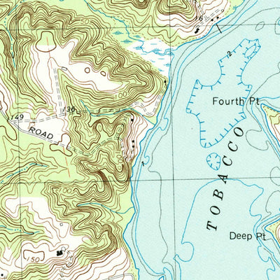 United States Geological Survey Mathias Point, VA-MD (1968, 24000-Scale) digital map
