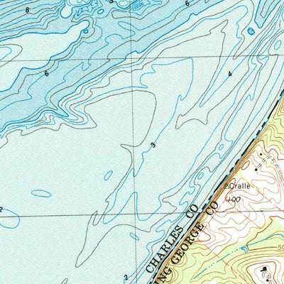 United States Geological Survey Mathias Point, VA-MD (1982, 24000-Scale) digital map