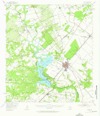 United States Geological Survey Mathis, TX (1954, 62500-Scale) digital map