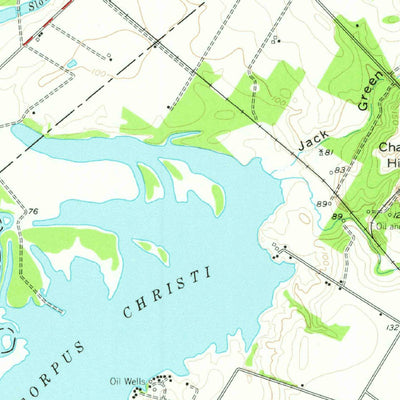United States Geological Survey Mathis, TX (1954, 62500-Scale) digital map