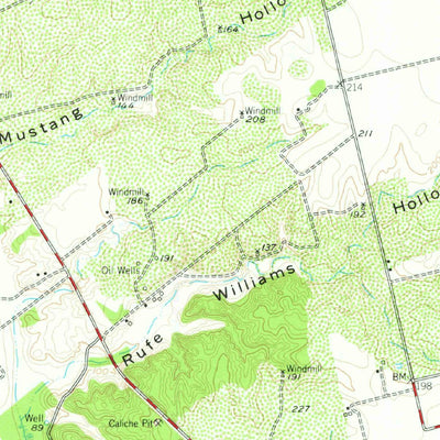 United States Geological Survey Mathis, TX (1954, 62500-Scale) digital map