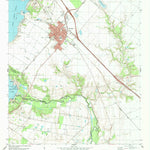 United States Geological Survey Mathis, TX (1979, 24000-Scale) digital map