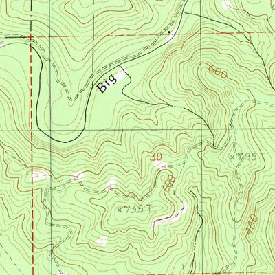 United States Geological Survey Mathison Peak, CA (1991, 24000-Scale) digital map