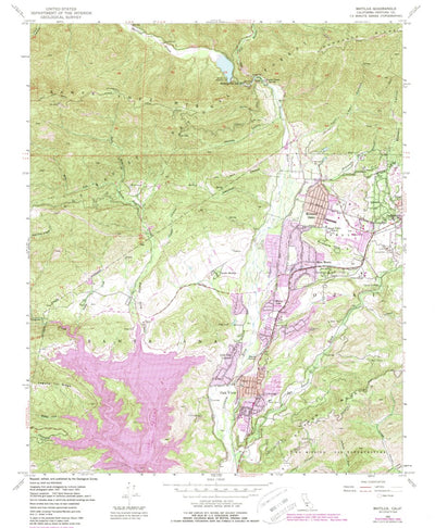 United States Geological Survey Matilija, CA (1952, 24000-Scale) digital map