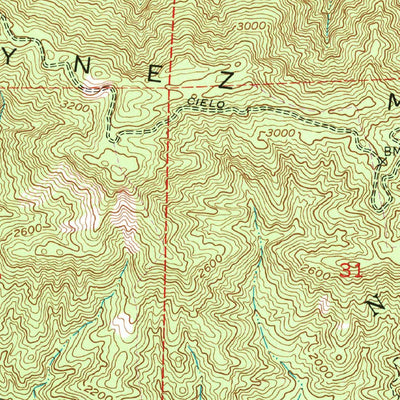 United States Geological Survey Matilija, CA (1952, 24000-Scale) digital map
