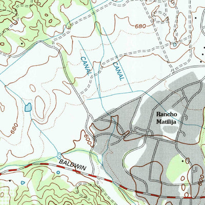 United States Geological Survey Matilija, CA (1995, 24000-Scale) digital map