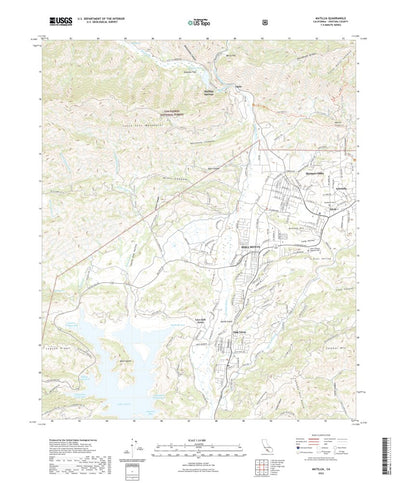 United States Geological Survey Matilija, CA (2022, 24000-Scale) digital map