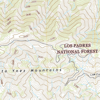 United States Geological Survey Matilija, CA (2022, 24000-Scale) digital map