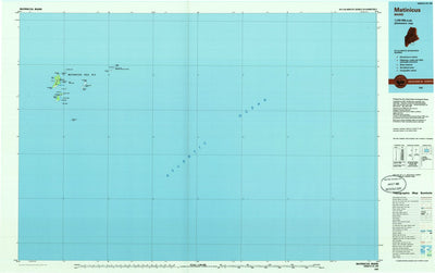 United States Geological Survey Matinicus, ME (1985, 100000-Scale) digital map