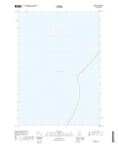 United States Geological Survey Matinicus, ME (2021, 24000-Scale) digital map