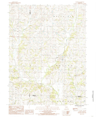 United States Geological Survey Matkins, MO (1984, 24000-Scale) digital map