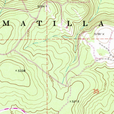 United States Geological Survey Matlock Prairie, OR (1969, 24000-Scale) digital map